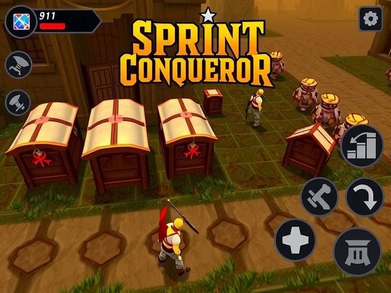 Saffron Sprint Conqueror Game Screenshot